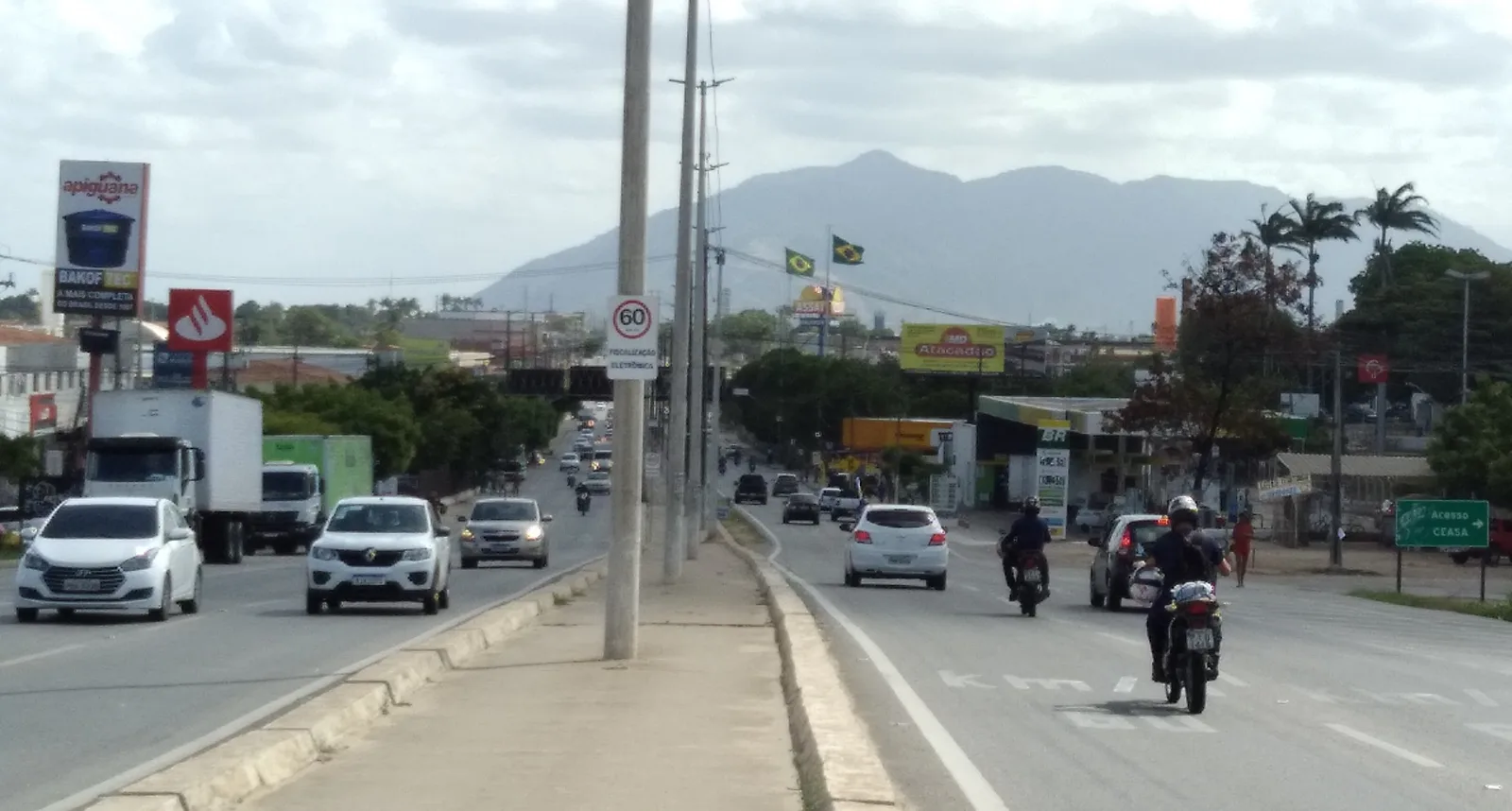 Vista de Maracanaú (CE), cidade onde fica a Casa do Cidadão, no North Shopping. Foto: Wikimedia Commons.