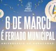 Você está visualizando atualmente Prefeitura informa que 6 de março, aniversário de Maracanaú, é feriado municipal